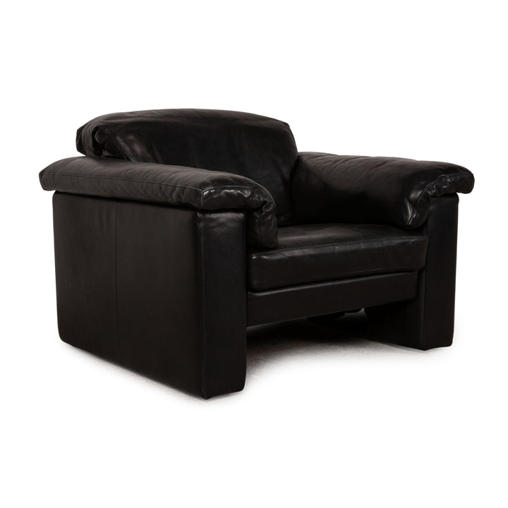 Rolf Benz 4000 leather armchair anthracite