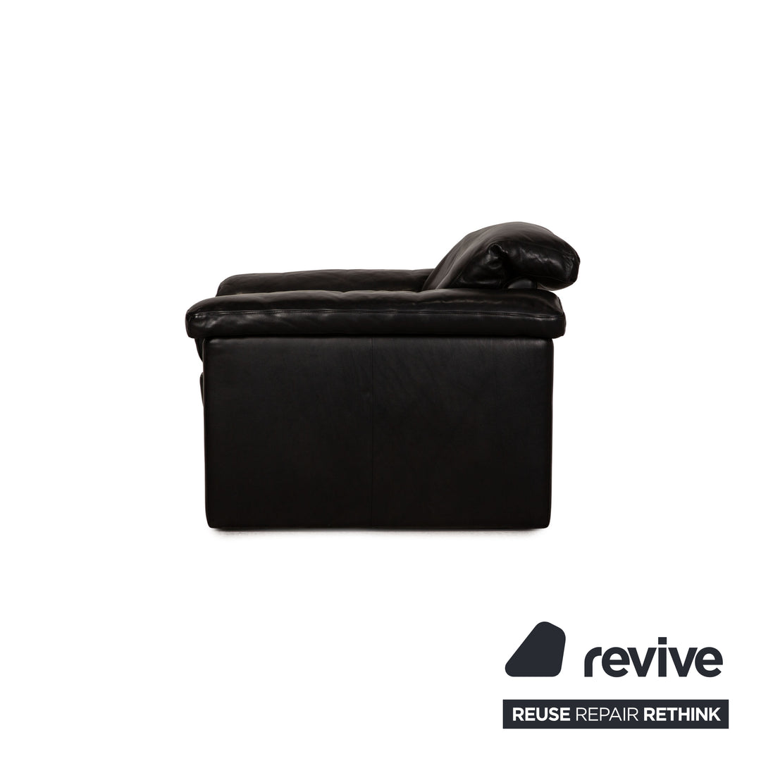 Rolf Benz 4000 leather armchair anthracite