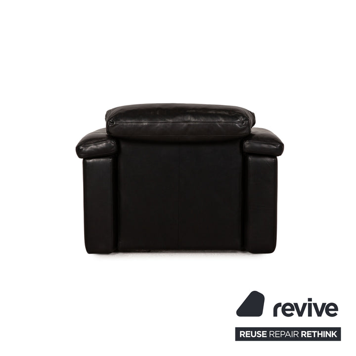 Rolf Benz 4000 leather armchair anthracite
