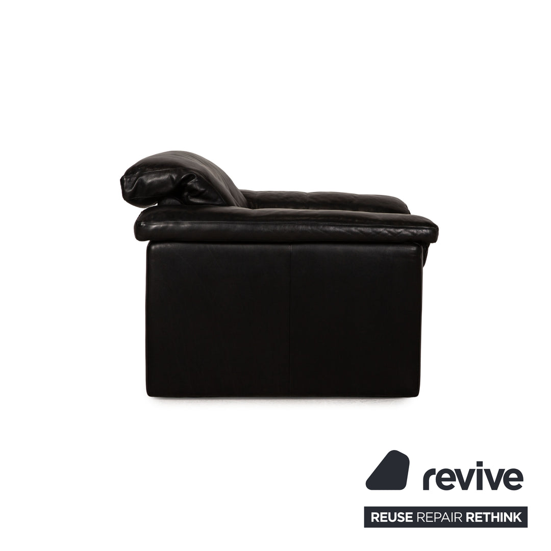 Rolf Benz 4000 leather armchair anthracite