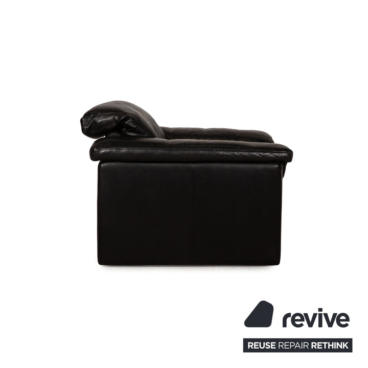 Rolf Benz 4000 leather armchair anthracite