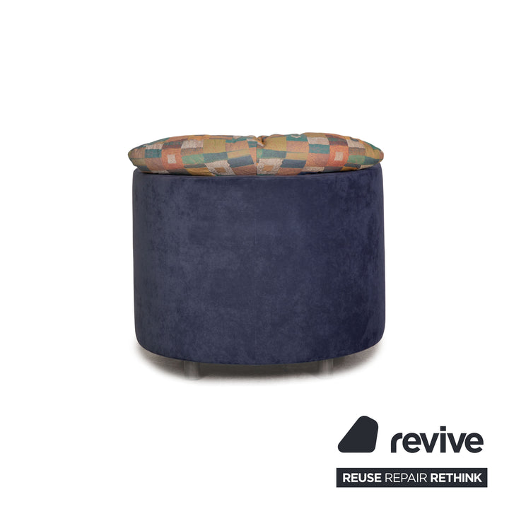 Rolf Benz 4500 Alcantara armchair blue
