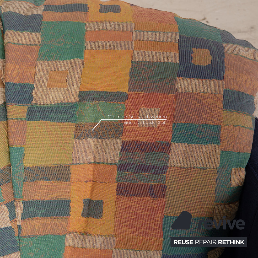 Rolf Benz 4500 Alcantara armchair blue