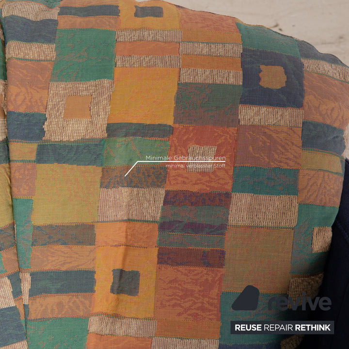 Rolf Benz 4500 Alcantara armchair blue