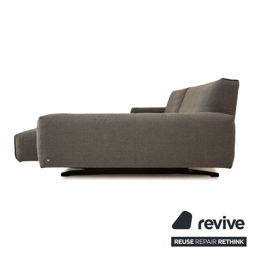 Rolf Benz 50 Fabric Corner Sofa Gray Recamiere Right Sofa Couch