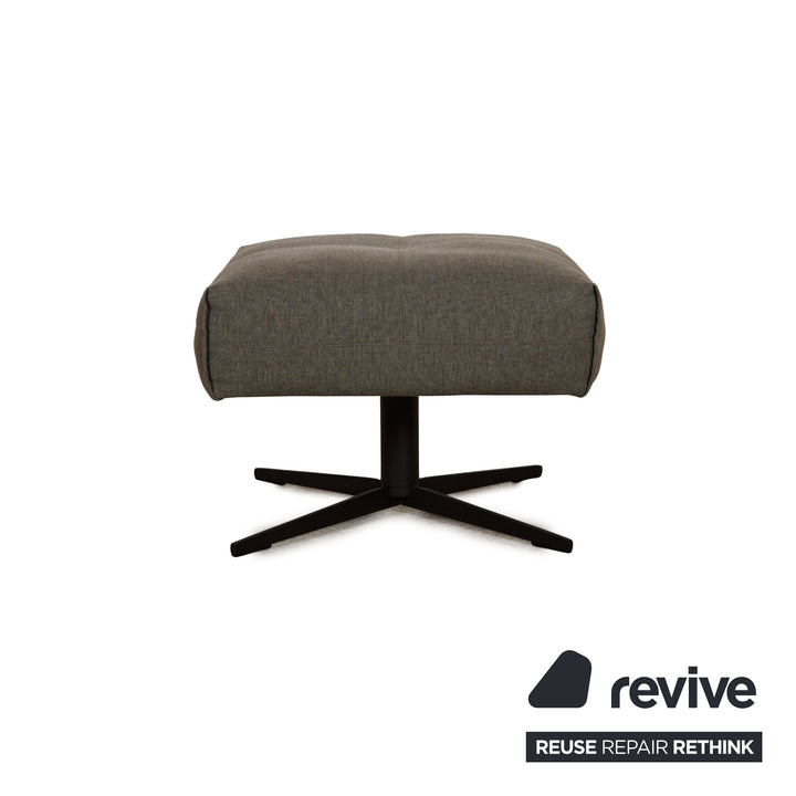 Rolf Benz 50 fabric stool grey