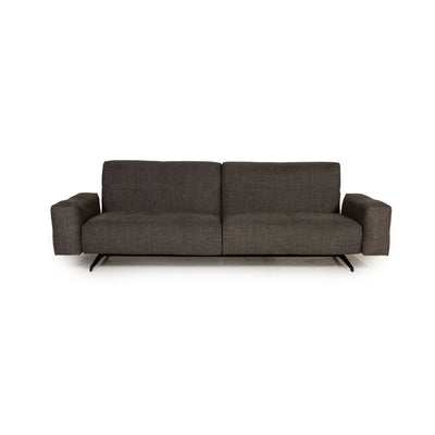 Rolf Benz 50 Stoff Sofa Grau Viersitzer Couch Relaxfunktion