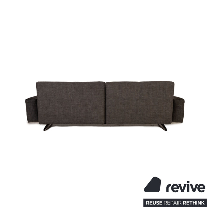 Rolf Benz 50 fabric sofa gray four-seater couch relaxation function