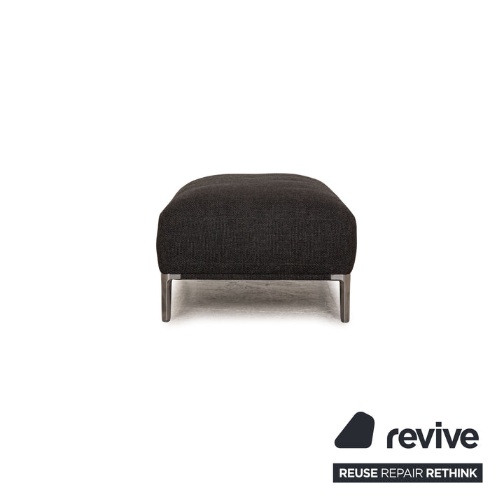 Rolf Benz 505 Scala fabric stool dark grey