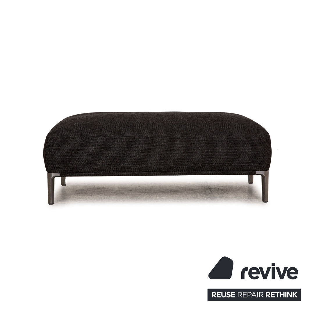 Rolf Benz 505 Scala fabric stool dark grey