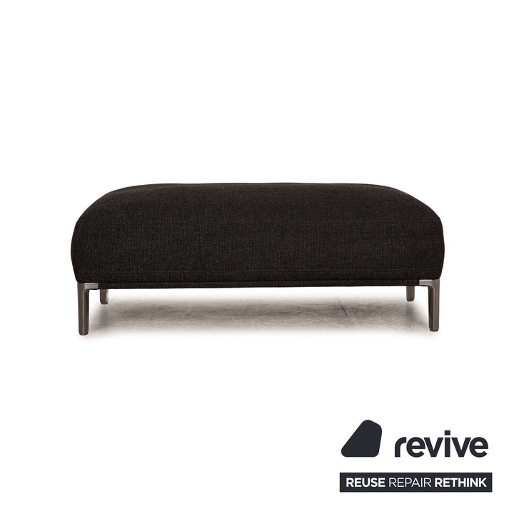 Rolf Benz 505 Scala fabric stool dark grey