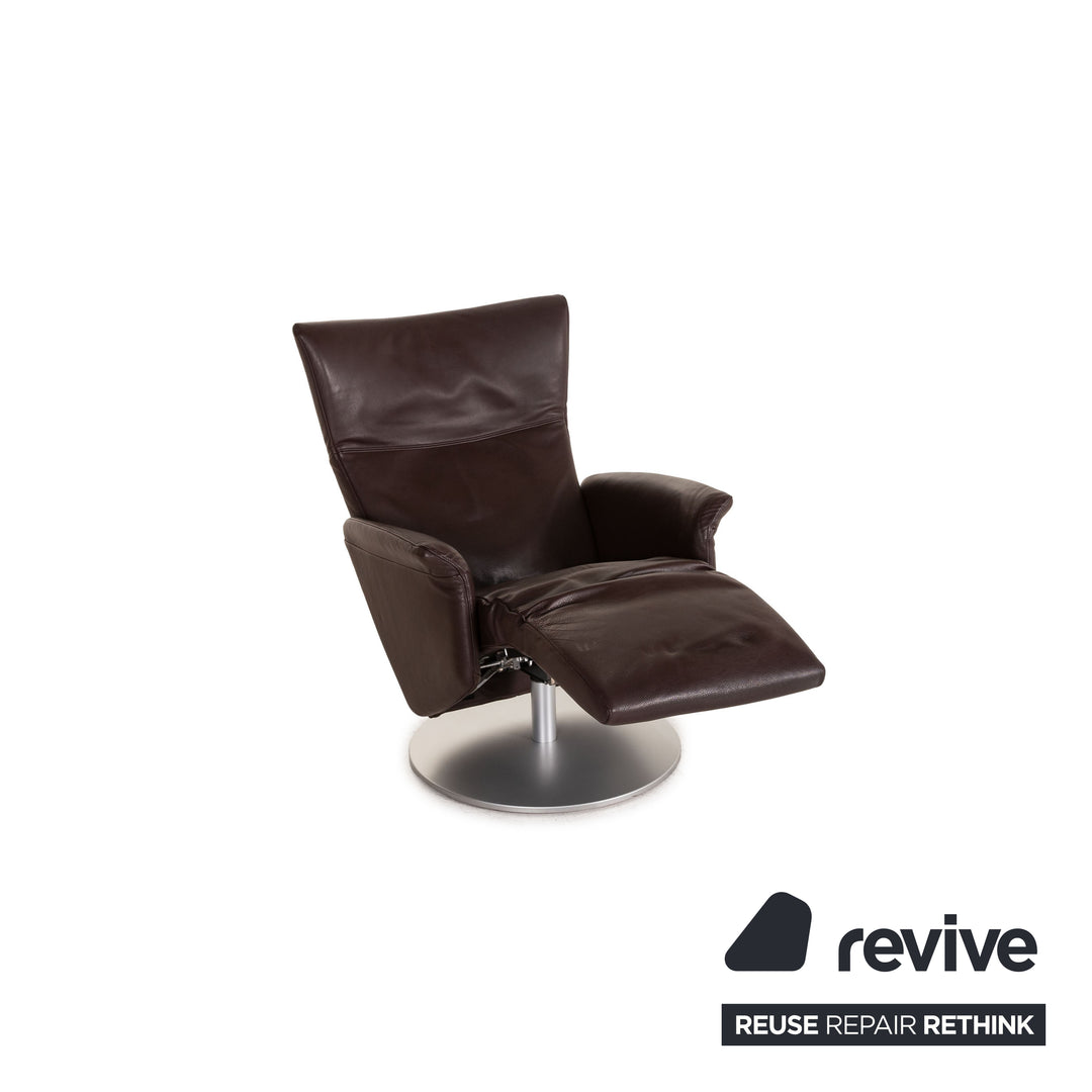 Rolf Benz 5700 Leather Armchair Brown Function Relaxation function