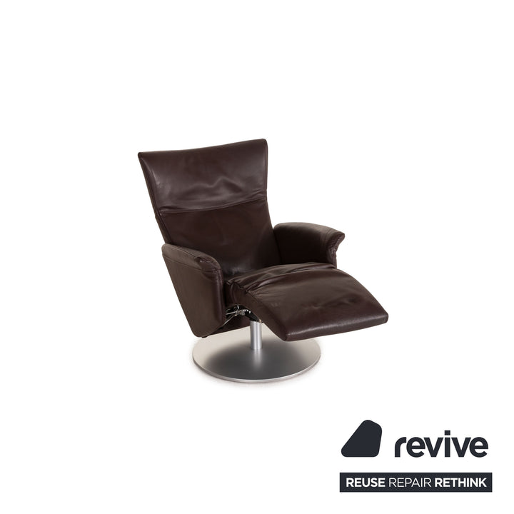 Rolf Benz 5700 Leather Armchair Brown Function Relaxation function