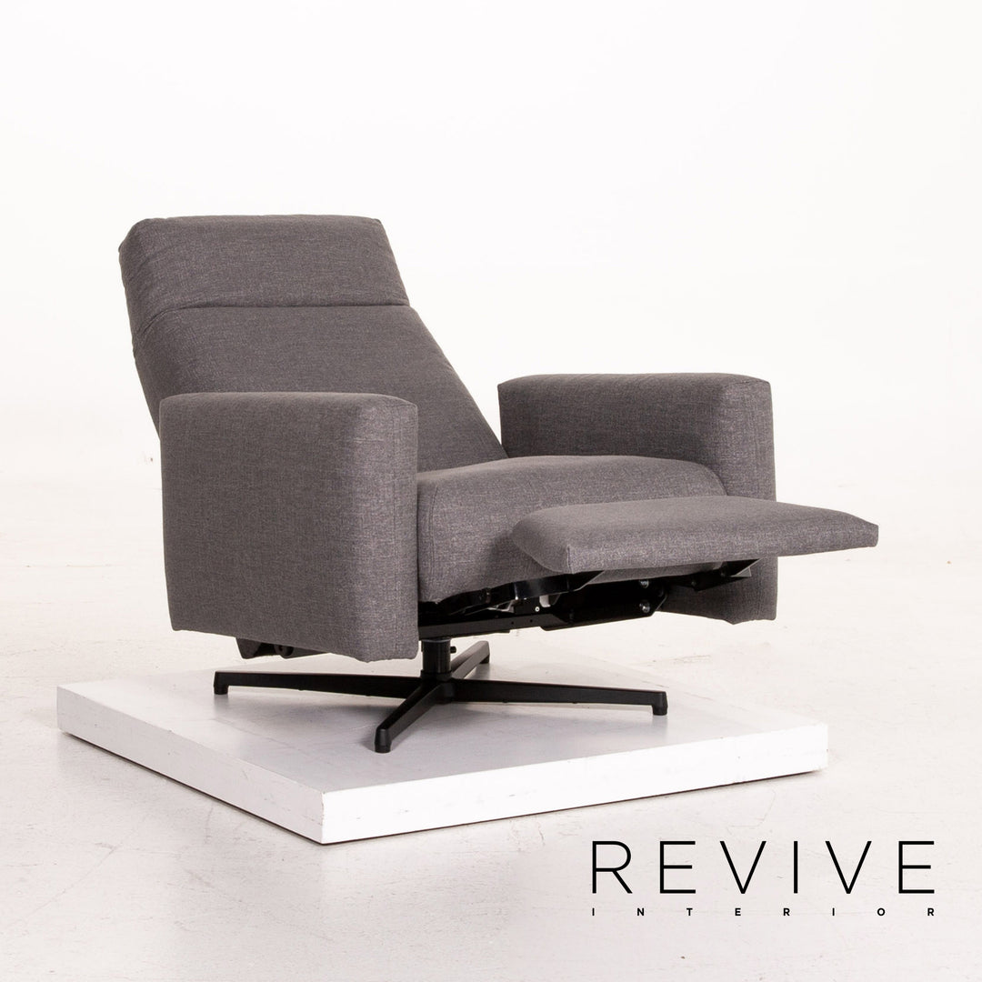 Rolf Benz 572 Fabric Armchair Gray Relaxation Function Relaxation Armchair #14937