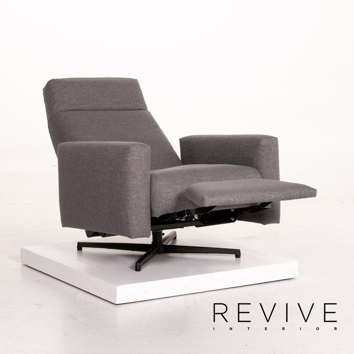 Rolf Benz 572 Fabric Armchair Gray Relaxation Function Relaxation Armchair #14937