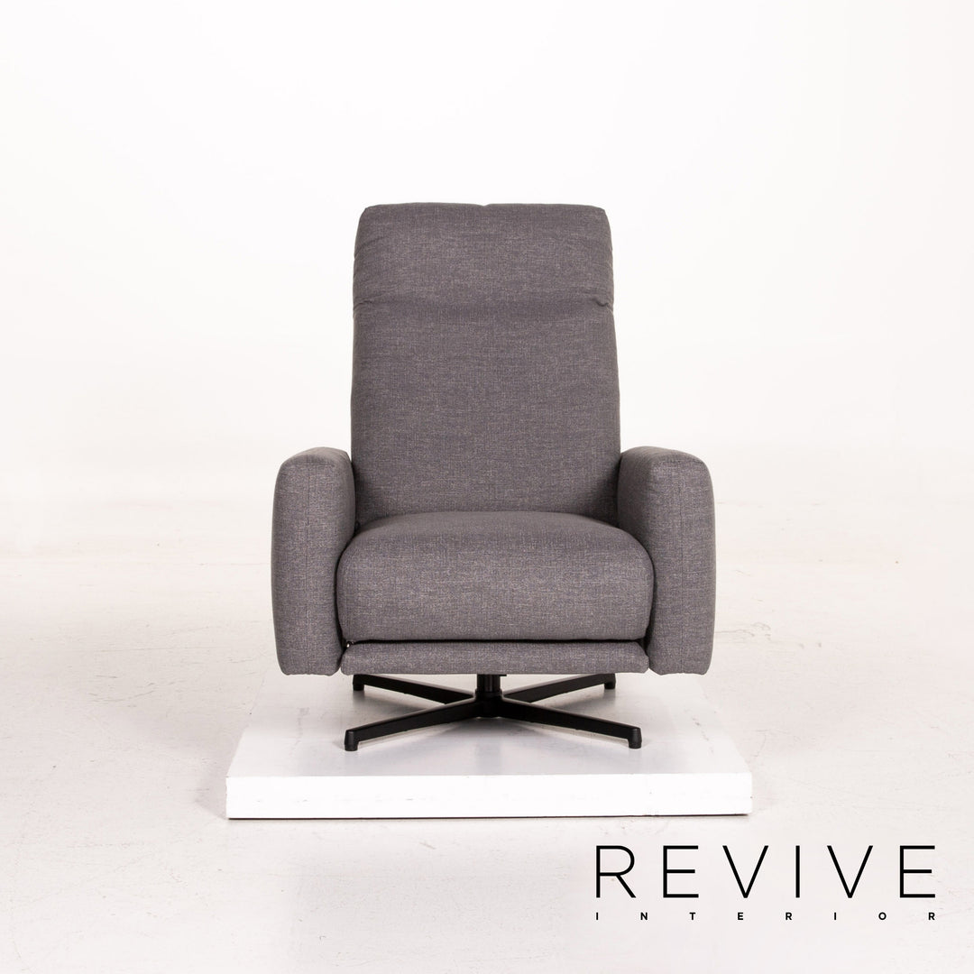 Rolf Benz 572 Fabric Armchair Gray Relaxation Function Relaxation Armchair #14937