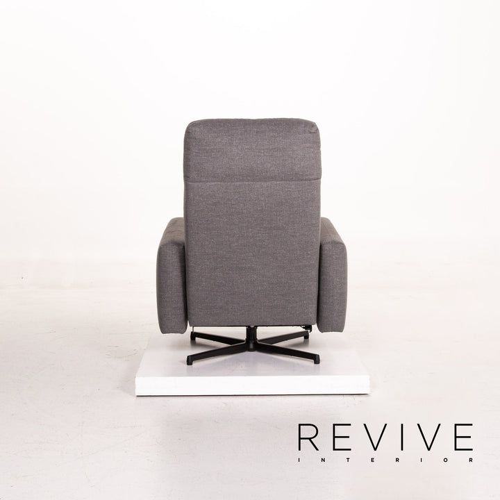 Rolf Benz 572 Fabric Armchair Gray Relaxation Function Relaxation Armchair #14937