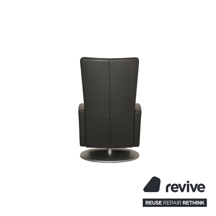 Rolf Benz 5800 Leather Armchair Gray Function relaxation function