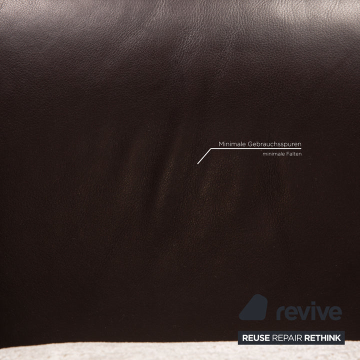 Rolf Benz 6300 leather armchair set brown armchair couch