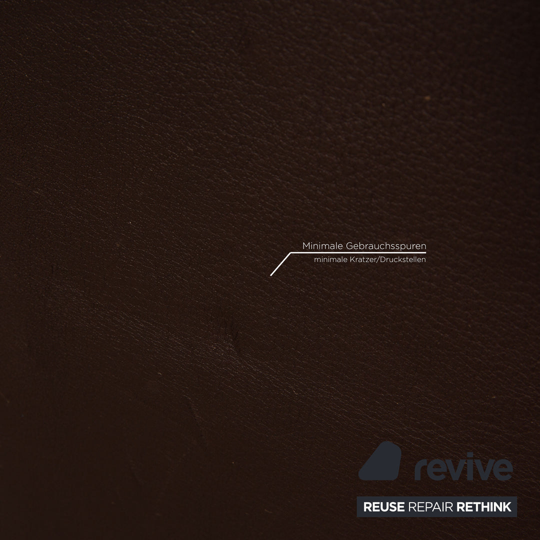 Rolf Benz 6300 leather armchair set brown armchair couch