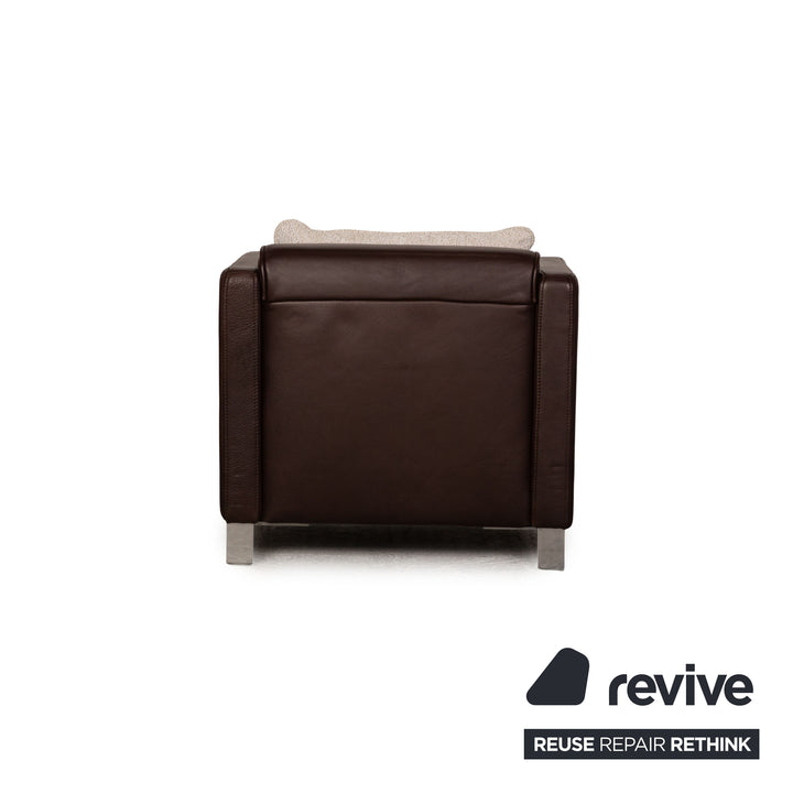 Rolf Benz 6300 leather armchair set brown armchair couch