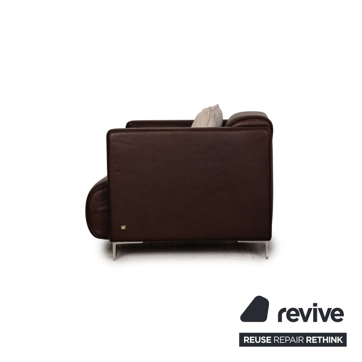 Rolf Benz 6300 leather armchair set brown armchair couch