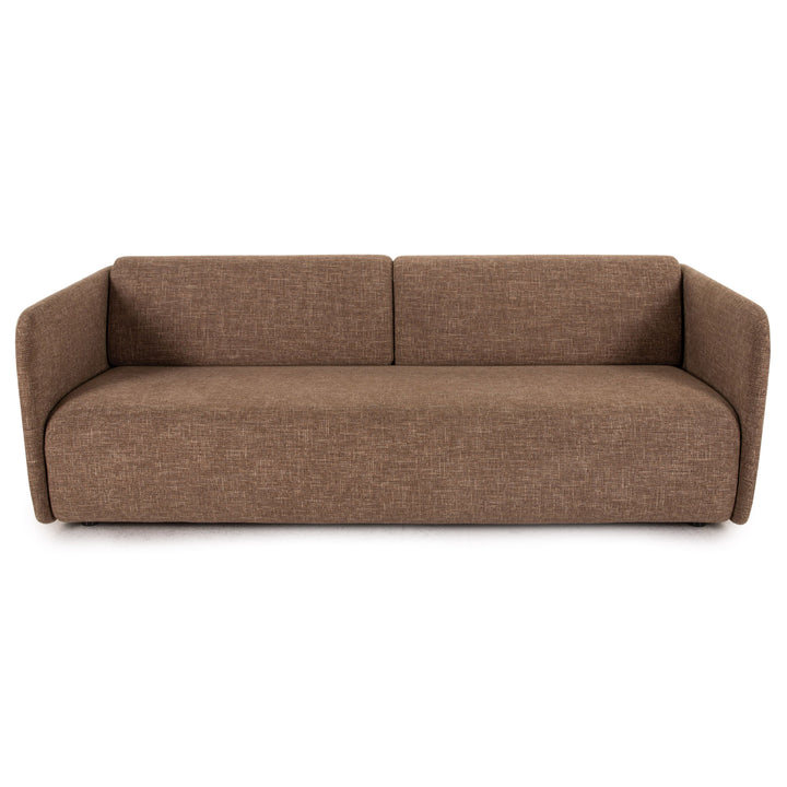 Rolf Benz 6900 Stoff Leder Dreisitzer Creme Braun Sofa Couch