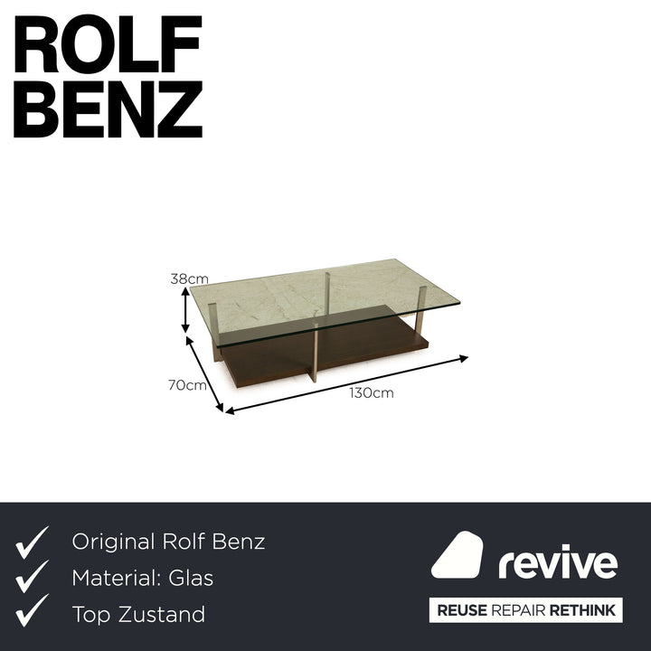 Rolf Benz 8730 Glas Couchtisch