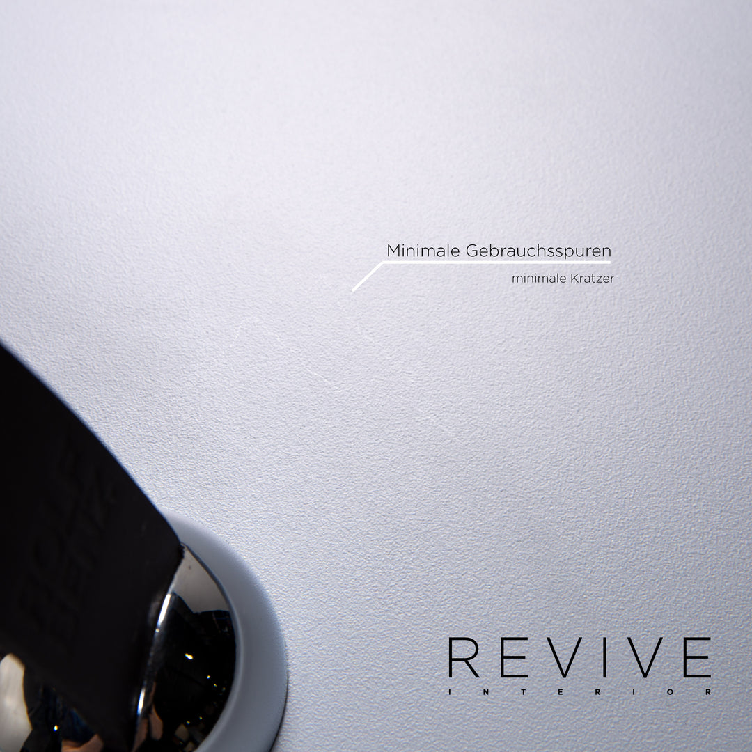 Rolf Benz 973 Wood Steel Coffee Table Ice Blue Blue Side Table Table #14388