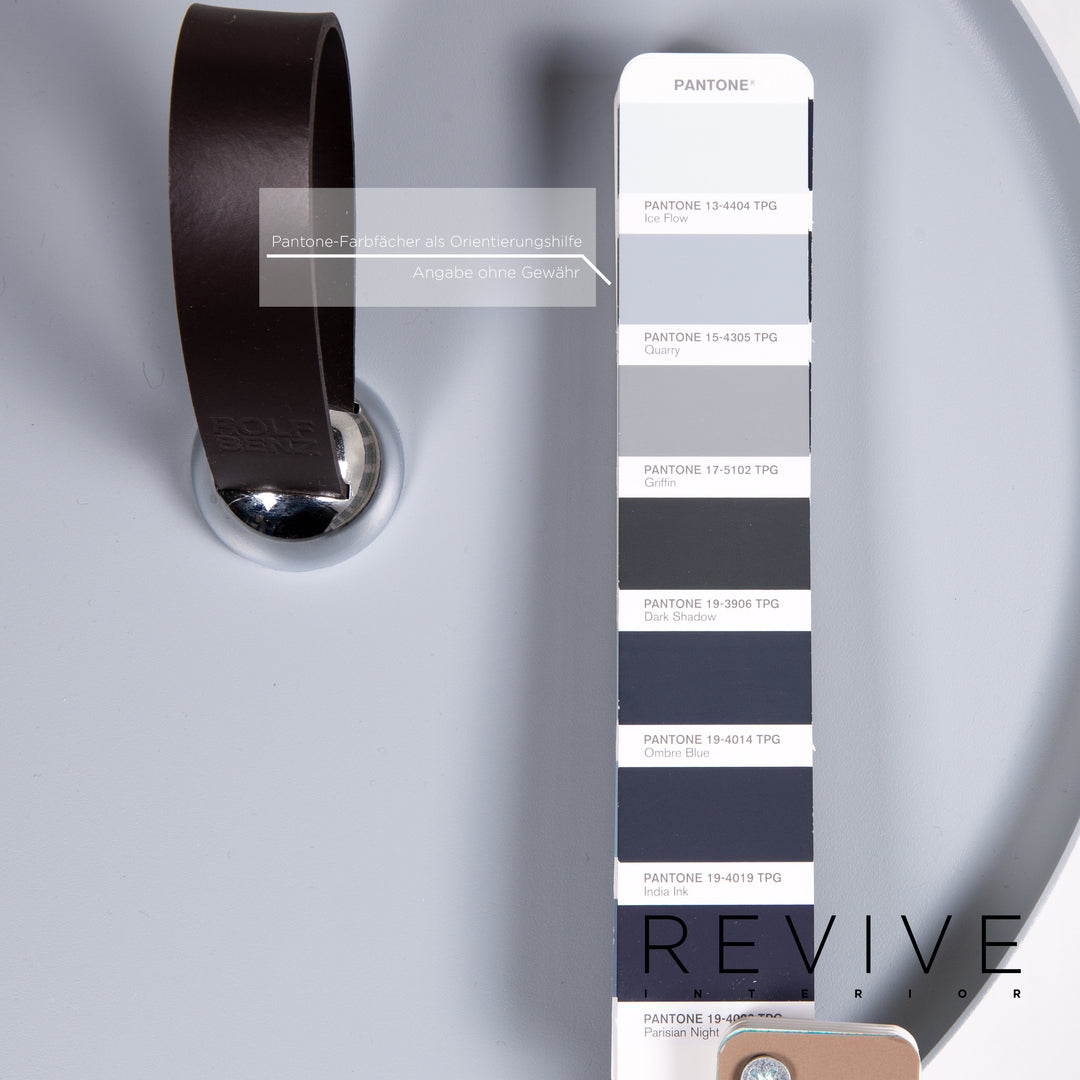 Rolf Benz 973 Wood Steel Coffee Table Ice Blue Blue Side Table Table #14388