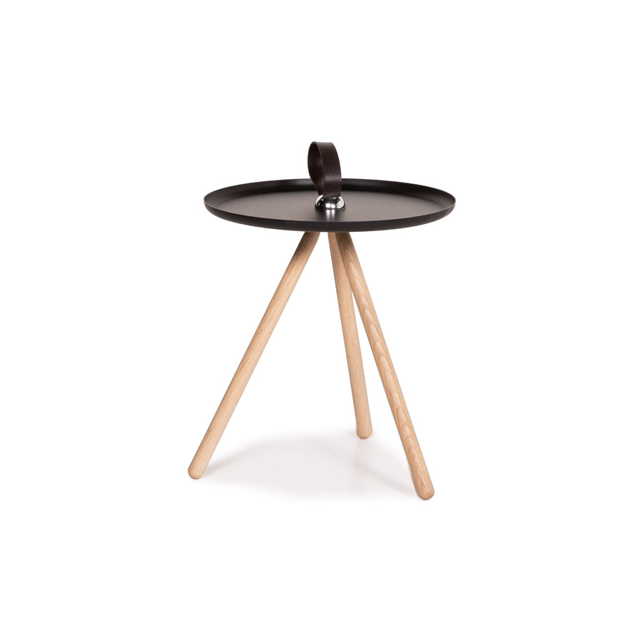 Rolf Benz 973 Holz Stahl Couchtisch Schwarz Beistelltisch Tisch #14186