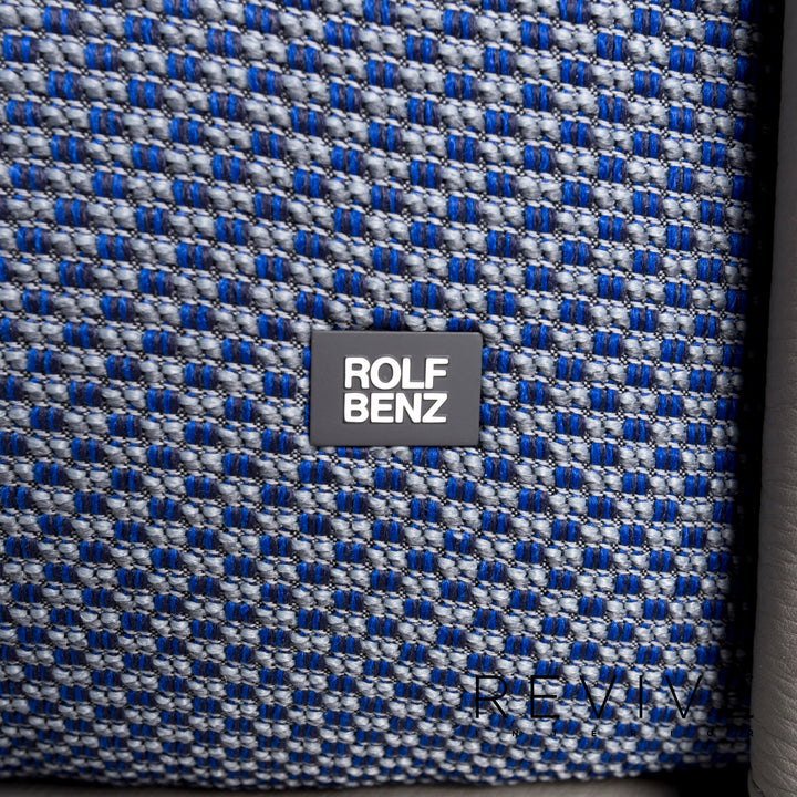 Rolf Benz Addit Fabric Corner Sofa Blue Shelf Multifunctional Function #13033