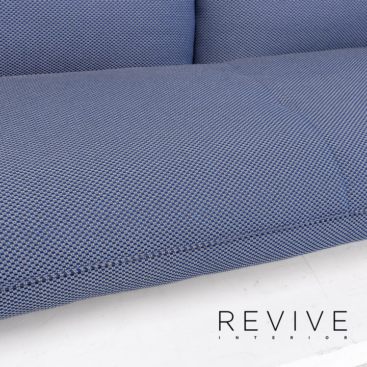 Rolf Benz Addit Fabric Corner Sofa Blue Shelf Multifunctional Function #13033