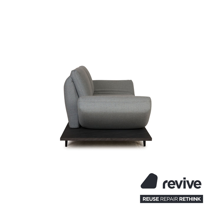 Rolf Benz Aura Stoff Sofa Eisblau Zweisitzer Couch Funktion Relaxfunktion