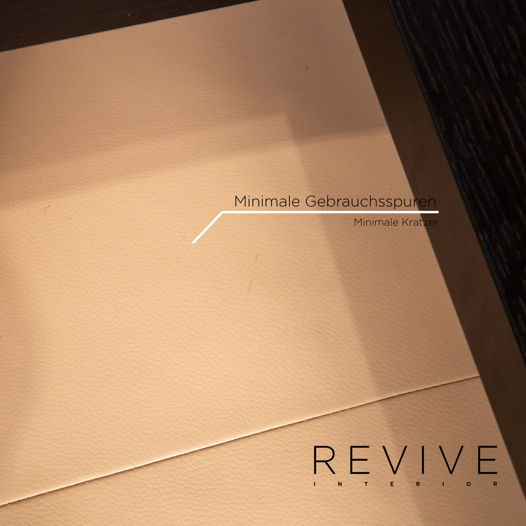 Rolf Benz Dono Leather Corner Sofa Beige Sofa Couch #13618