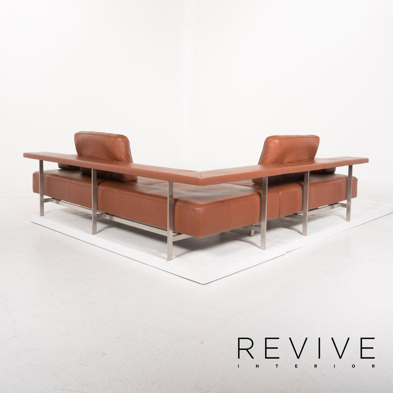 Rolf Benz Dono Leder Sofa Cognac Ecksofa 