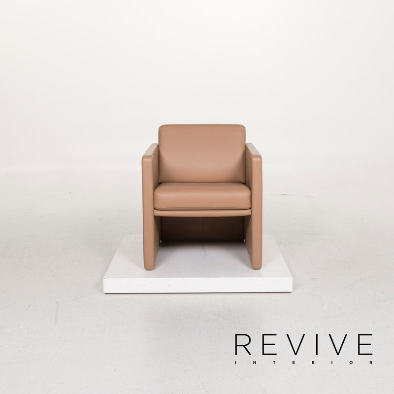 Rolf Benz Ego Leder Sessel Beige 