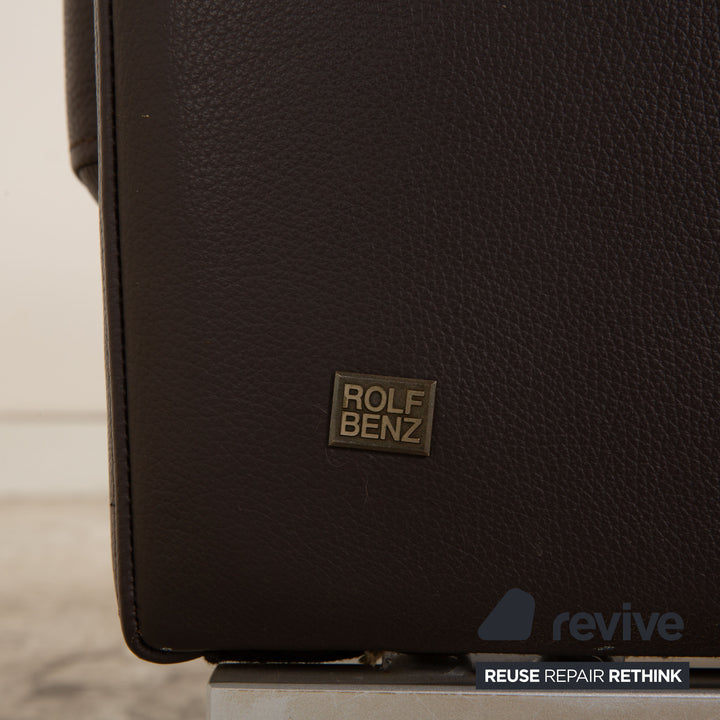 Rolf Benz Ego Leather Armchair Brown