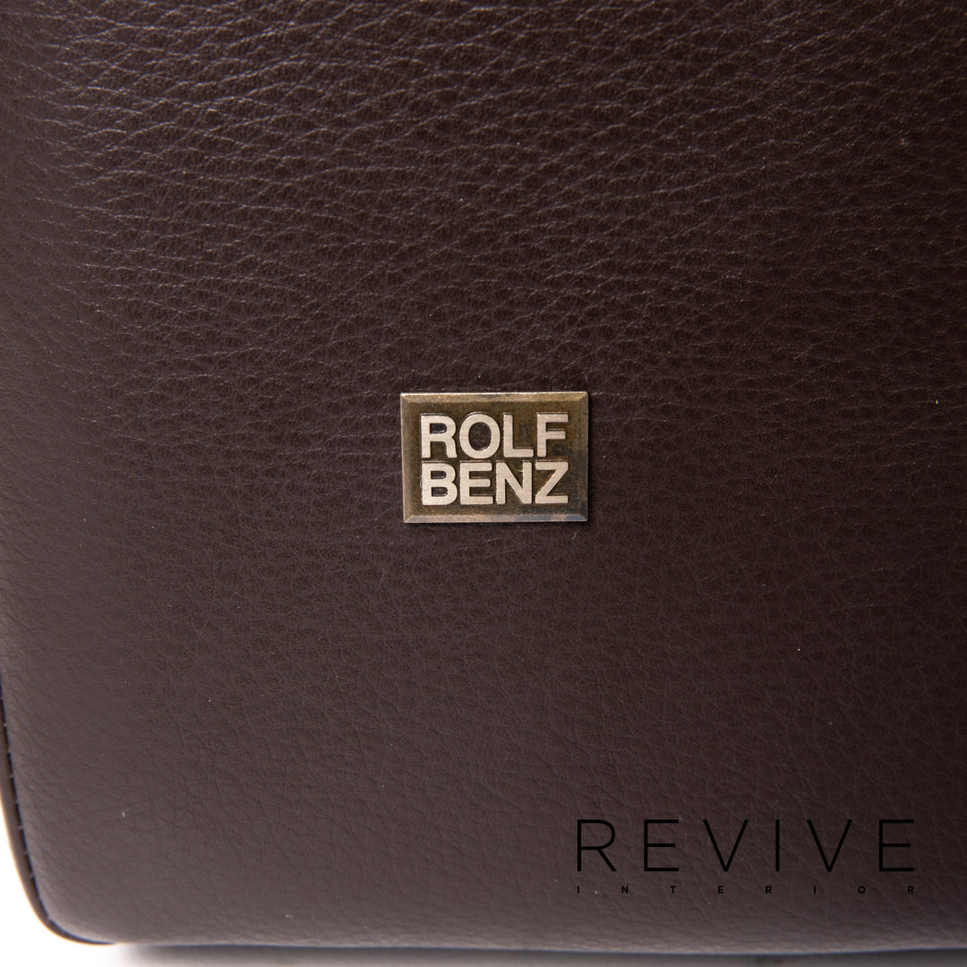 Rolf Benz Ego Leather Armchair Dark Brown Brown #14163