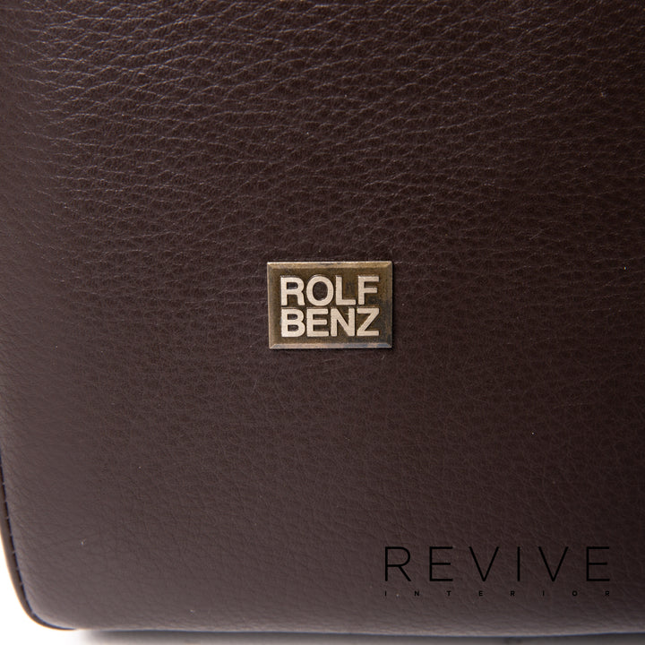 Rolf Benz Ego Leather Armchair Dark Brown Brown #14163