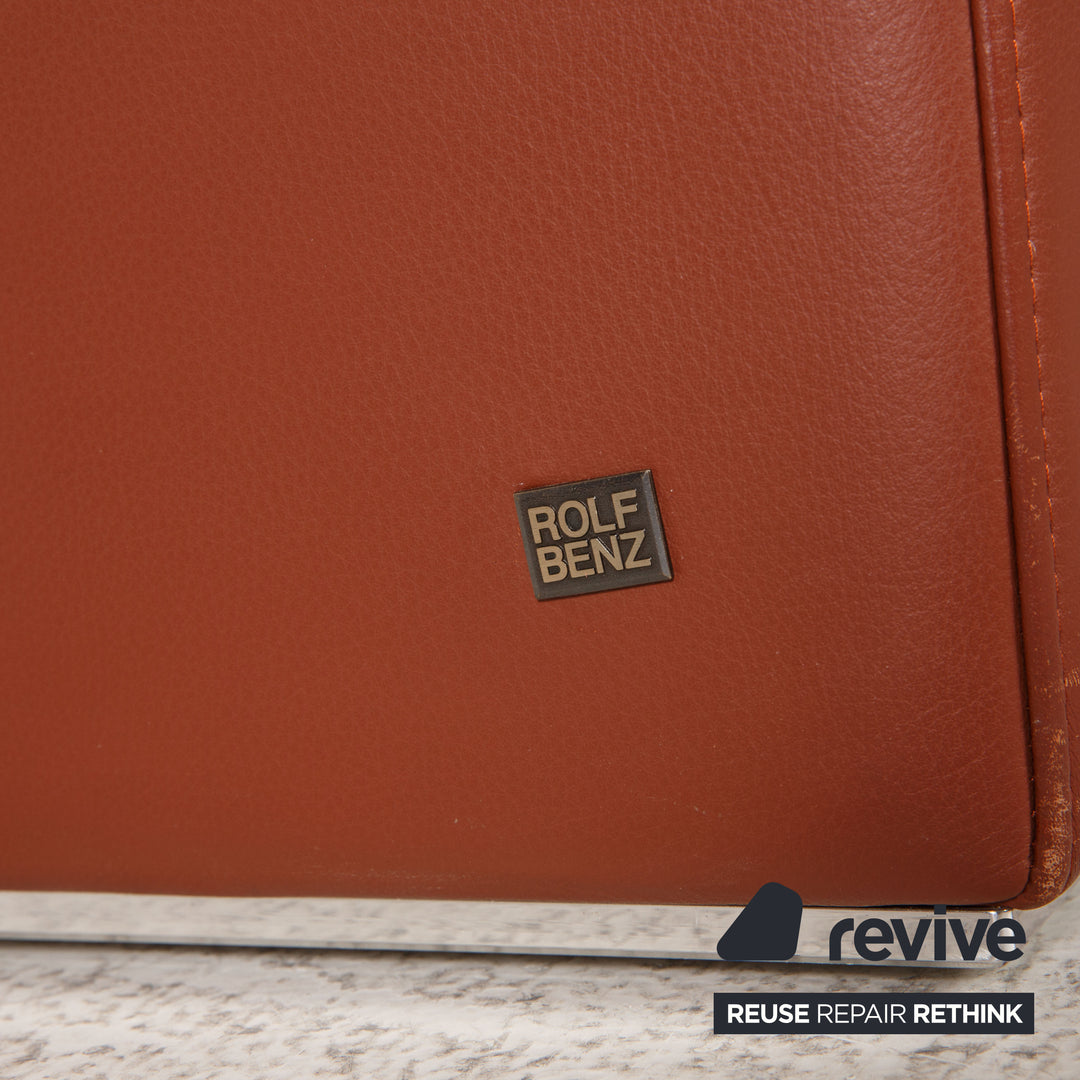 Rolf Benz Ego Leather Sofa Brown Corner Sofa Couch