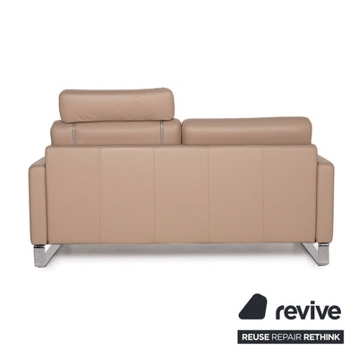 Rolf Benz Ego Leder Sofa Braun Zweisitzer