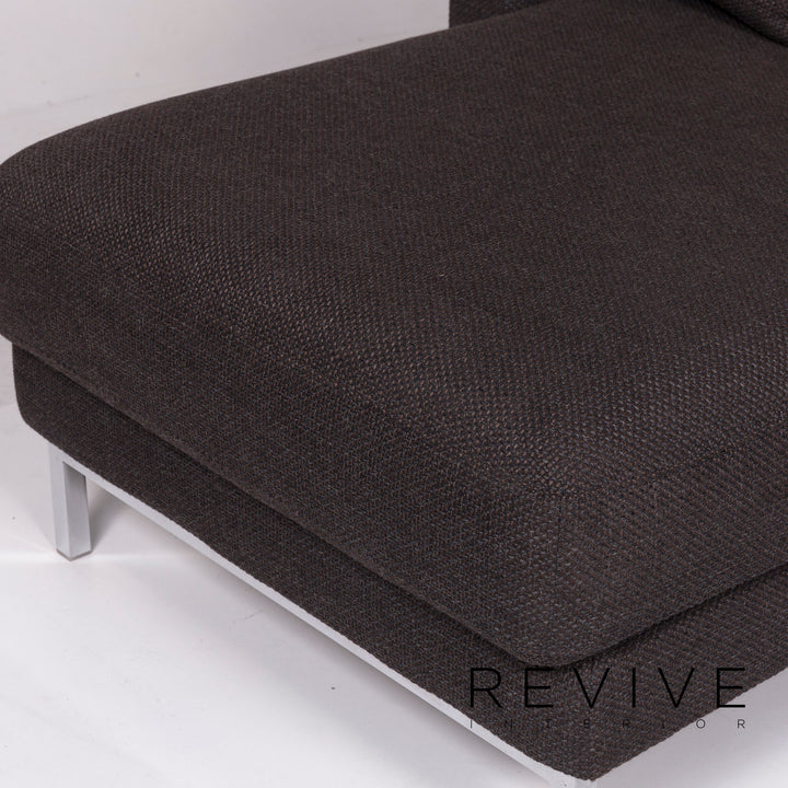 Rolf Benz Ego Stoff Ecksofa Braun Dunkelbraun Sofa Couch #11380