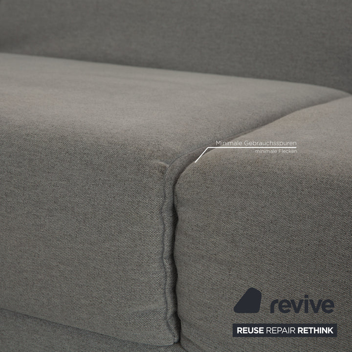Rolf Benz Freistil 141 fabric corner sofa gray