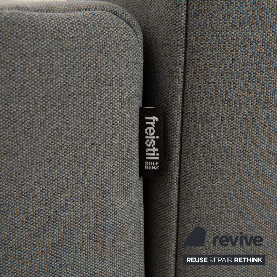 Rolf Benz Freistil 141 fabric corner sofa gray