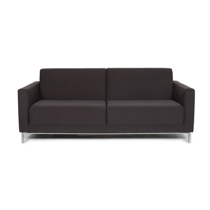 Rolf Benz Freistil 141 fabric sofa anthracite three-seater couch #13431