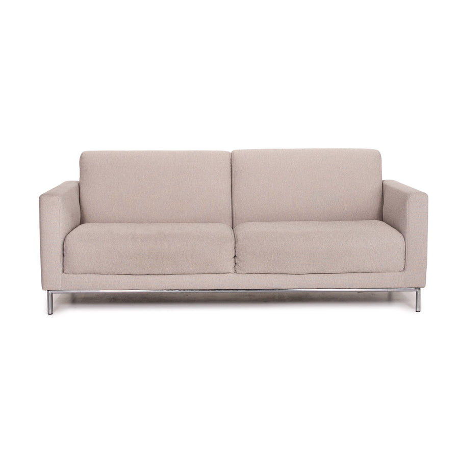 Rolf Benz Freistil 141 fabric sofa gray two-seater couch #14523