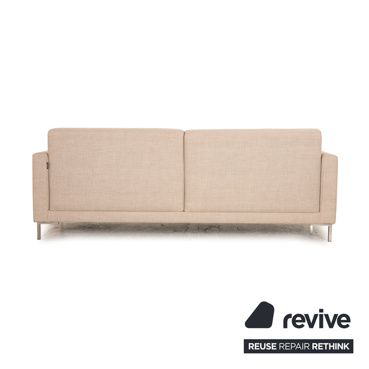 Rolf Benz Freistil 141 fabric four-seater beige sofa couch