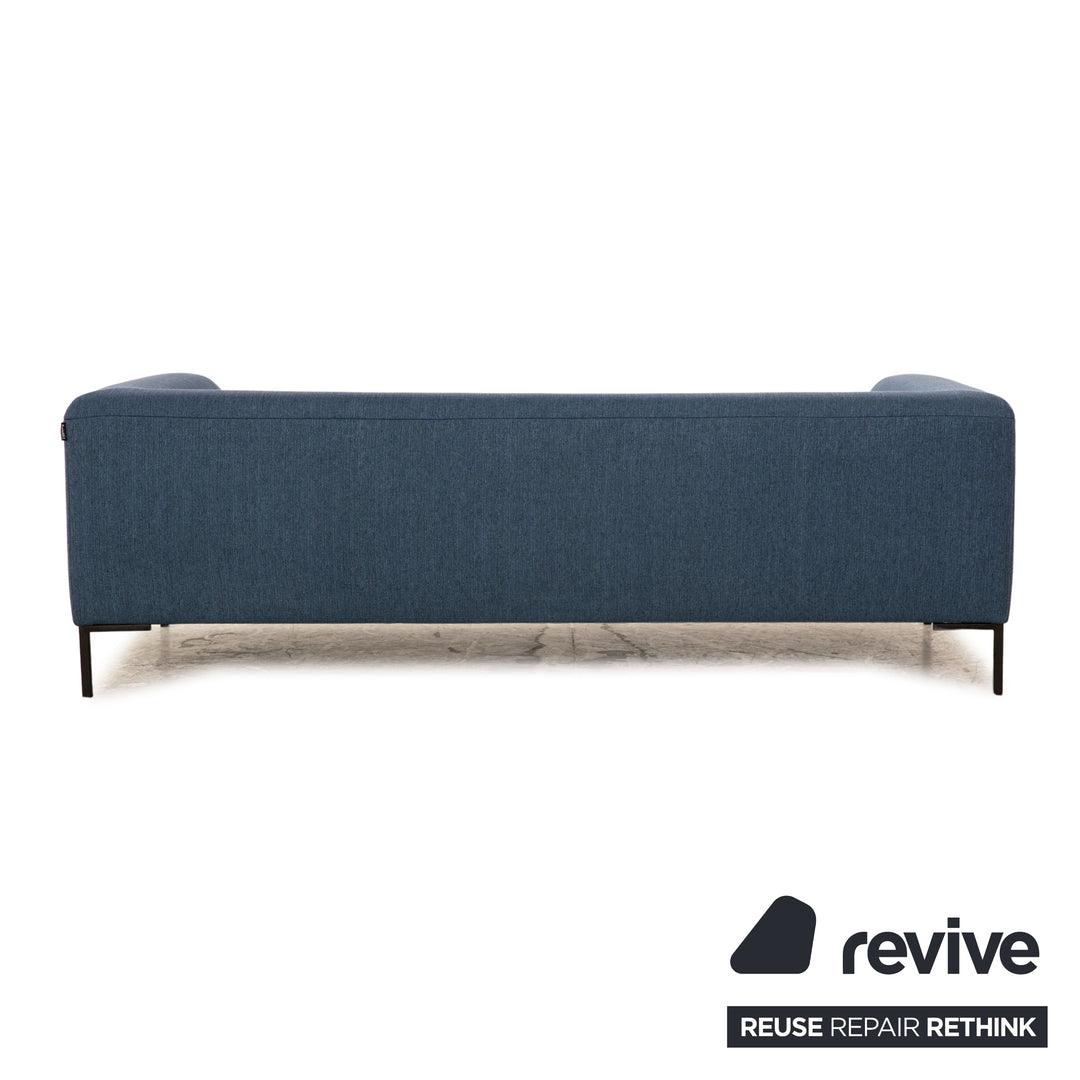 Rolf Benz Freistil 185 Stoff Dreisitzer Blau Sofa Couch