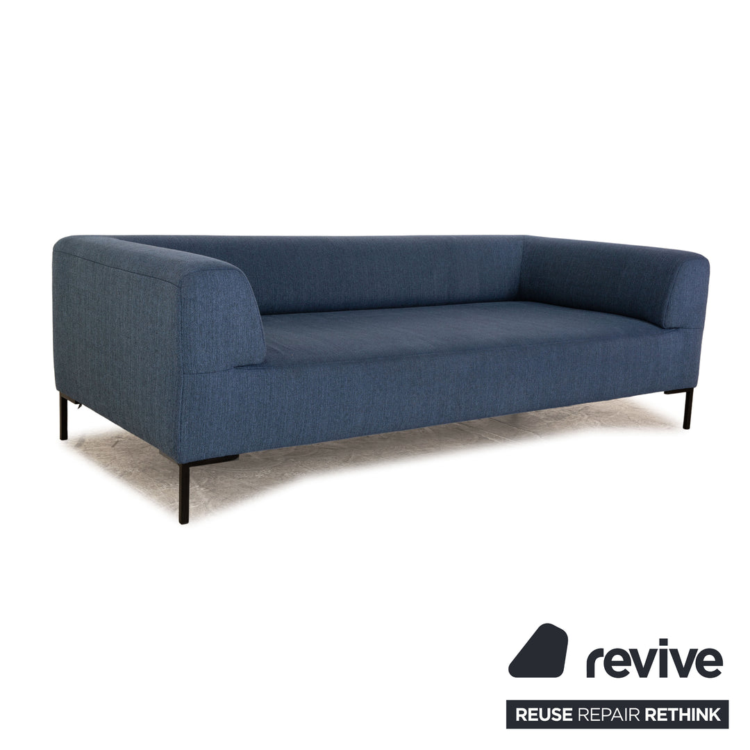 Rolf Benz Freistil 185 Stoff Dreisitzer Blau Sofa Couch